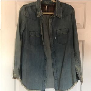 Free People Denim Shirt